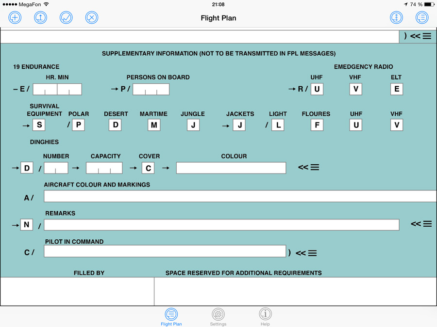 FlightPlan for EFB iPad